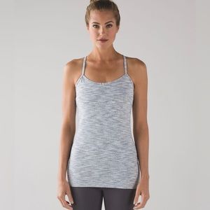 Lululemon Power Y Tank Wee Are From Space Grey White